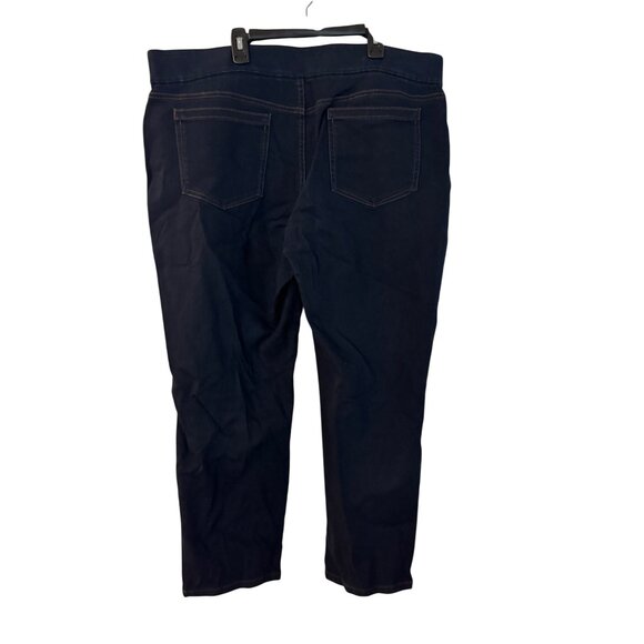 Style & Co Womens XL Ankle Pants Polyester Spandex Blend Black Slim Fit Stretchy - Picture 6 of 6